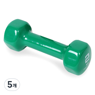 아이워너 PVC 컬러 아령, 2kg, 5개