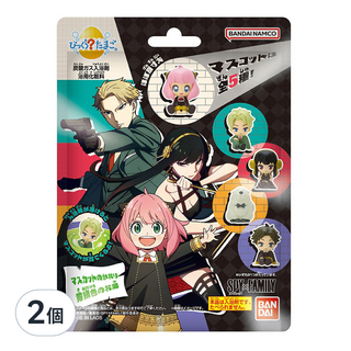 BANDAI 泡澡公仔沐浴球 間諜家家酒,內含小公仔, 75g, 2個