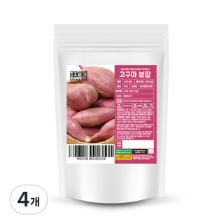 건강스토리 고구마 분말, 200g, 4개