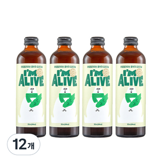 아임얼라이브콤부차 오리지날, 315ml, 1개입, 12개 아임얼라이브콤부차 오리지날, 315ml, 1개입, 12개