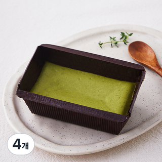 브로드카세 소프트 그린티 가나슈 치즈케이크, 140g, 4개
