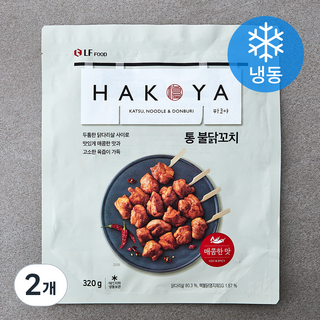 하코야 통 불닭꼬치 (냉동), 320g, 2개