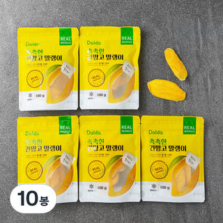 매홍 촉촉한 건망고 말랭이, 100g, 10봉