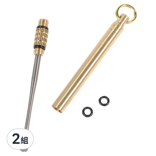 便攜EDC鈦合金耳勺組, 2組, 2支
