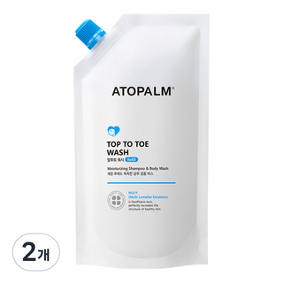 아토팜 탑투토 워시 리필형 250ml 2개 상품 이미지