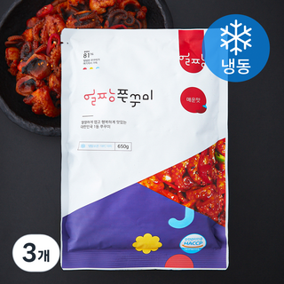 얼짱쭈꾸미 매운맛 (냉동), 3개, 650g