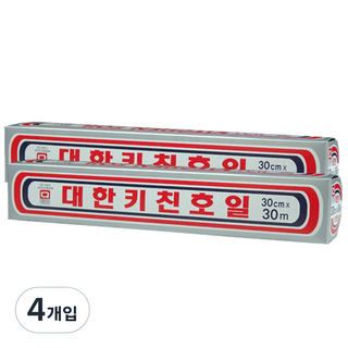 대한웰빙은박 대한키친호일, 30m, 4개
