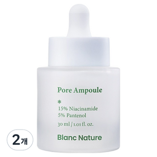 블랑네이처 모공 시카클리어 블레미쉬 앰플, 30ml, 2개