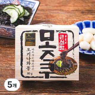 고래미 모즈쿠 해초국수, 80g, 5개
