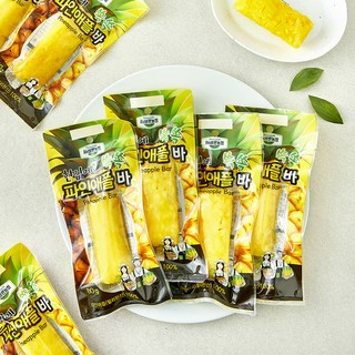 All바른농장 파인애플 바 8입, 1개, 640g