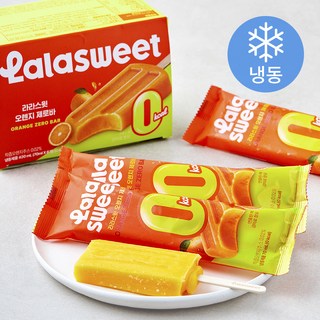 라라스윗 오렌지 제로바 (냉동), 1개, 6개입, 70ml 대표 이미지 - 아이스크림 추천