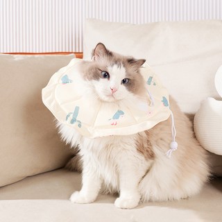 파스텔펫 반려동물 패턴 스트링 넥카라, 옐로우, 1개