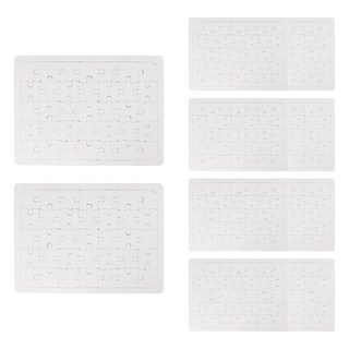 UNIART 35片彩繪拼圖 10入組, 10個, 白色