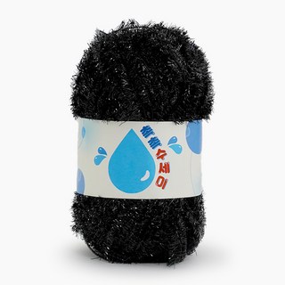 쎄비 촉촉 수세미실, 블랙, 1개