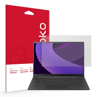스코코 LG그램 Pro 16 2025 16Z90TR 지문방지 저반사 액정보호필름 세트, 1세트