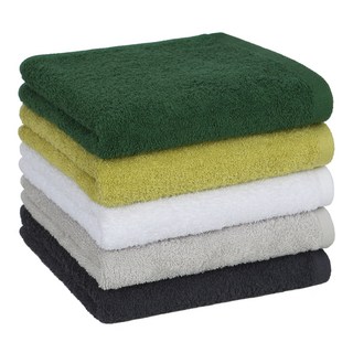 Moohan Towel 優質素色飯店洗臉毛巾 120g 20支棉紗, 混色, 5個