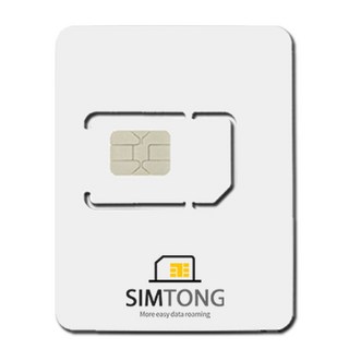 SIMTONG 유럽 33개국 공용 유심칩, 7일, 매일 2GB 소진 시 저속무제한, 1개