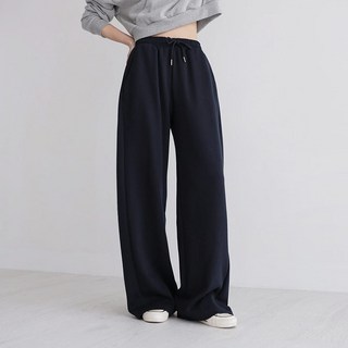 앤드스타일 여성용 애착팬츠1탄 No수선 폴딩 핀턱 와이드 트레이닝 팬츠 숏