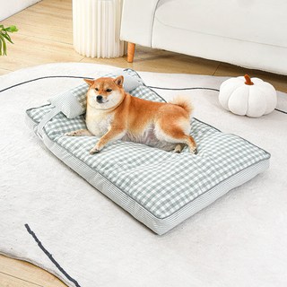 PASTEL PET 寵物柔軟枕頭床, 綠色