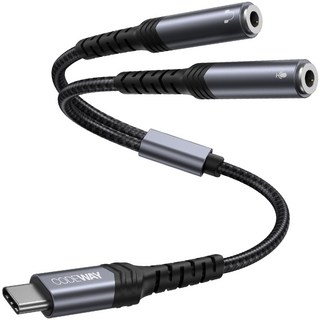 코드웨이 USB C타입 to 3.5 이어폰 듀얼 젠더