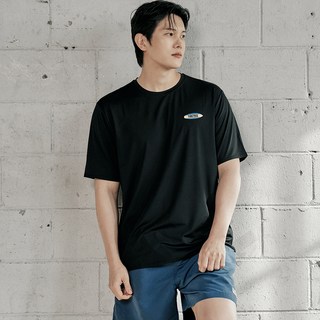 튜브트리 남성용 베이직 숏슬리브 반팔 래쉬가드 상의 A9206