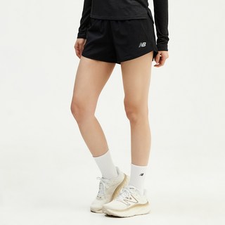 뉴발란스 여성용 에센셜 러닝 STANDARD FIT 3부 숏 팬츠 WS41226