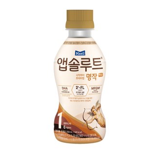 매일유업 앱솔루트 명작 2FL 액상 분유 1단계 200ml, 24개