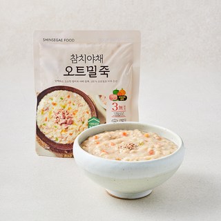 신세계푸드 참치야채 오트밀죽, 300g, 1개