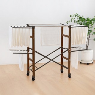 파리지앵 LVAI 대형 빨래건조대, 블랙우디