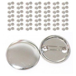 Design Dream 金屬別針徽章製作材料 32mm, 100套, 單一顏色