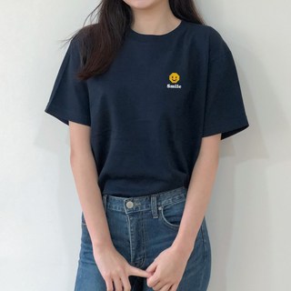 女款像素標誌 T恤 20 支棉質基本款短袖 T恤 KK43086
