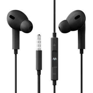 구스페리 스테레오 커널형 유선 이어폰 3.5mm, 블랙