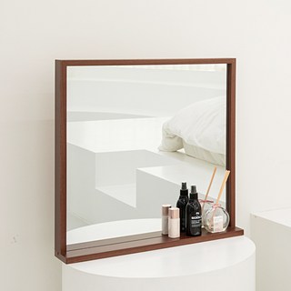 구우스 프리미엄 아크릴 거울 30 x 30 cm 클래식거울 9 이즈하임 케이트 스탠드 화장대 탁상거울 600, 월넛