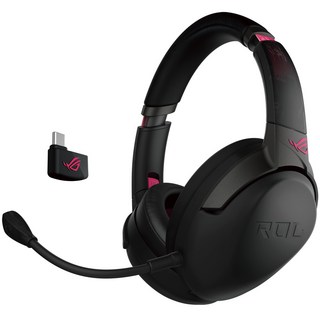 에이수스 ROG STRIX GO 2.4 Electro Punk 게이밍 유무선 헤드셋, 혼합색상