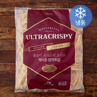 웰프리츠 울트라 크리스피 코티드 케이준 감자튀김 (냉동), 2kg, 1개