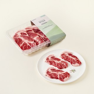 성지농장 동물복지 인증 한돈 목심 구이용 (냉장), 1개, 500g