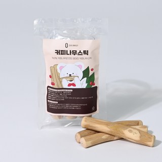 영마진 강아지 커피나무스틱 120g 3p, 연갈색, 1개
