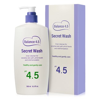 터치미 밸런스 4.5 시크릿워시 여성청결제 대용량, 500ml, 1개