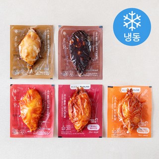바르닭 소스품은 닭가슴살 100g x 5종 세트 (냉동), 1세트
