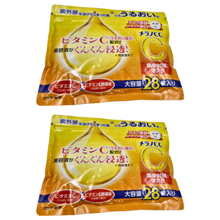 Melano CC 高侵透維他命C集中對策面膜,28入, 28個, 2包