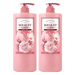 BOUQUET GARNI 保濕香氛沐浴乳 White Musk Set 2瓶, 1500毫升, 1.5L