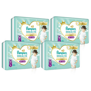 Pampers 幫寶適 原廠公司貨 極上守護 一級幫散熱拉拉褲/尿布, L, 264片