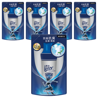 Lenor 蘭諾 衣物抗菌芳香豆 運動衣物抗臭 補充包, 5包, 430ml