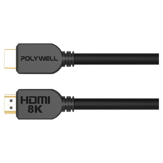 POLYWELL 寶利威爾 HDM I2.1傳輸線, 1m, 1條