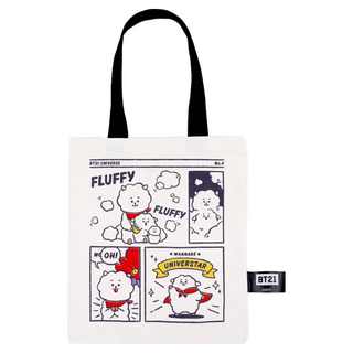 BT21cartoon Fluffy 保特袋, BT21cartoon RJ