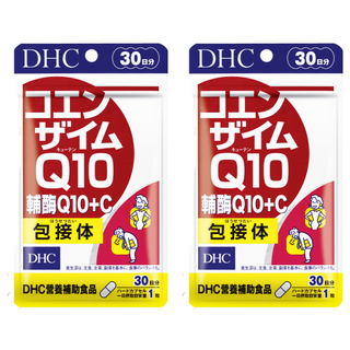 DHC 輔酶Q10+C膠囊食品, 含維生素C, 促進代謝, 養顏美容, 30日份, 30顆, 209mg, 2包