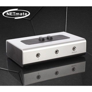 STEREO 2대1 양방향 수동선택기 분배기 음향분배기 2대1분배기 스테레오분배기 벽걸이형분배기 모니터