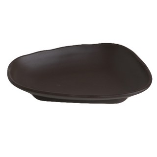 멜라민그릇 옹기 접시볼 종지 라마킨 컵류 한식기, 350*177*44mm, 1개, TG-허브직삼각접시특대