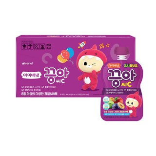 아이배냇 끙아 과일야채주스, 80ml, 10개