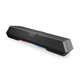 브리츠 게이밍 RGB 사운드바 블루투스 스피커 BR-MICBAR, BLACK